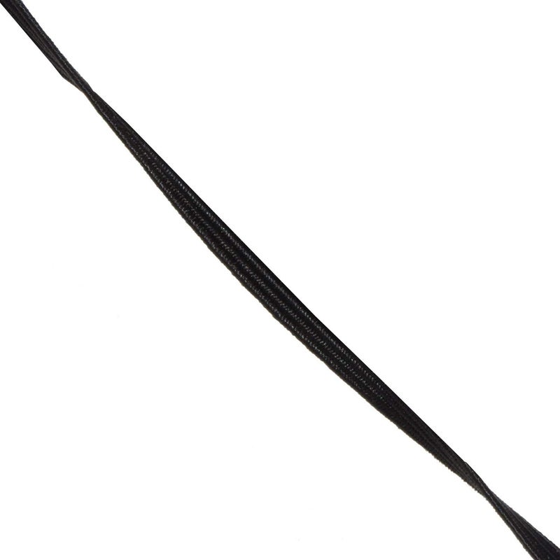 Mandala Crafts 3mm 50 Yds Roll of Black Elastic Bands for Sewing - 1/8 Flat Elastics Cord - 1 8 Inch Braided Stretch Straps for Crafting - Image 4